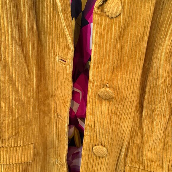 Missoni Chartreuse Corduroy Jacket Size Small - Picture 6 of 10
